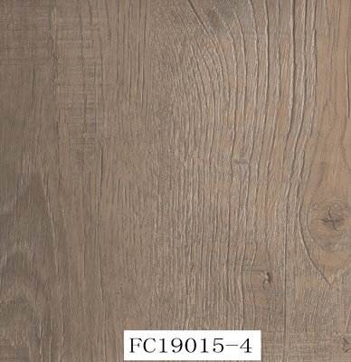 Stone Rigid Composite PVC Wood Flooring , UV Coating Non Toxic Vinyl Flooring