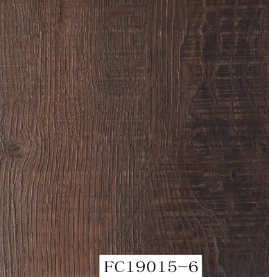 Stone Rigid Composite PVC Wood Flooring , UV Coating Non Toxic Vinyl Flooring