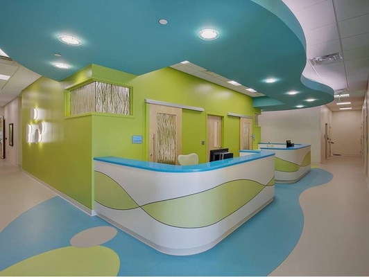 Industrial Use Homogeneous Tiles Flooring Waterproof PVC Flooring Roll