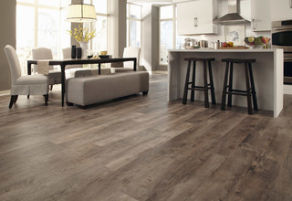 Wood Texture PVC Plank Flooring , Waterproof 2mm Vinyl Plank Flooring