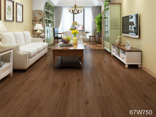 Indoor Anti Slip Luxury Vinyl Tile Flooring Wood Look Pvc Flooring Eco - Friendly