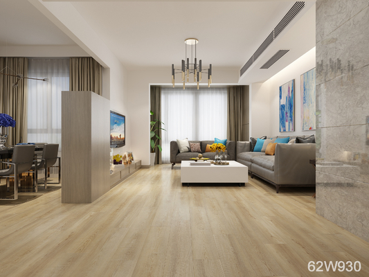 Stone Rigid Composite PVC Wood Flooring , UV Coating Non Toxic Vinyl Flooring
