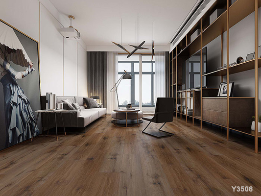 6mm Vinyl Floor Wood Texture SPC Plastic Composite Flooring Strong Impact Resistance