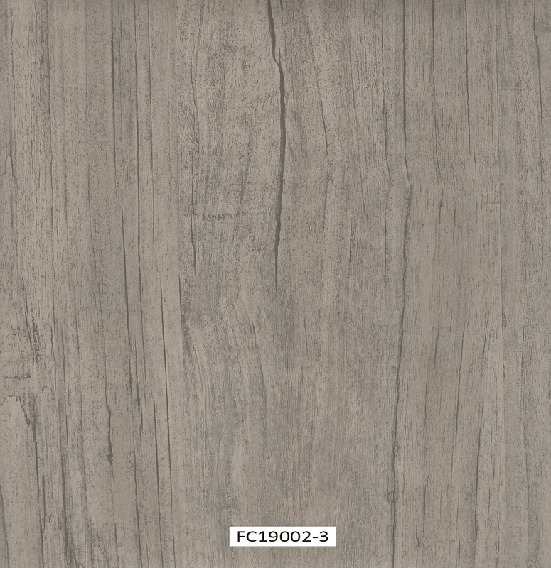 Handscraped PVC Waterproof Vinyl Flooring , UV Coating PVC Wood Flooring