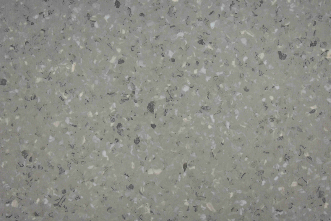 3mm Grey Color Homogeneous PVC Flooring Bacteria Resistance Long Service Life