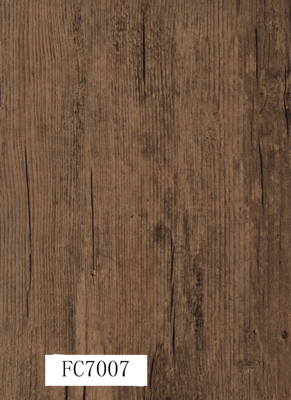 Wood Vinyl Click System Flooring For Residential / Commercial , 5mm Thickness