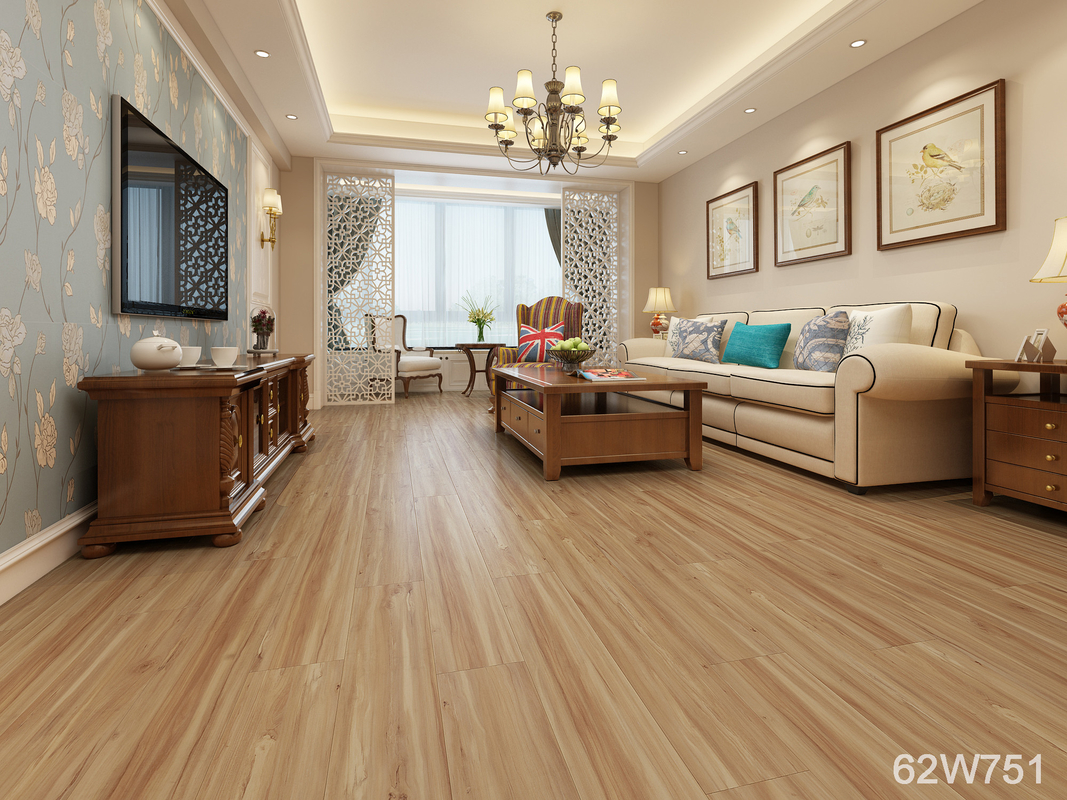Deep Embossed Commercial Vinyl Plank Flooring Indentation Resistance Available
