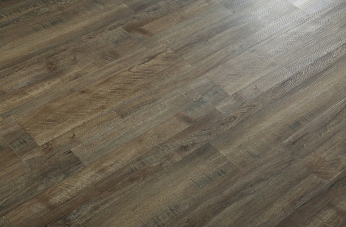 Anti - Slip Luxury Vinyl Plank Flooring 6mm Floor Click Interlocking Tiles