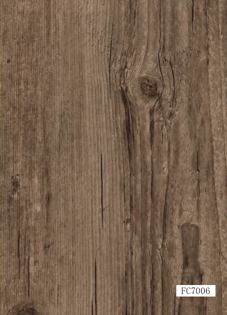Wood Vinyl Click System Flooring For Residential / Commercial , 5mm Thickness